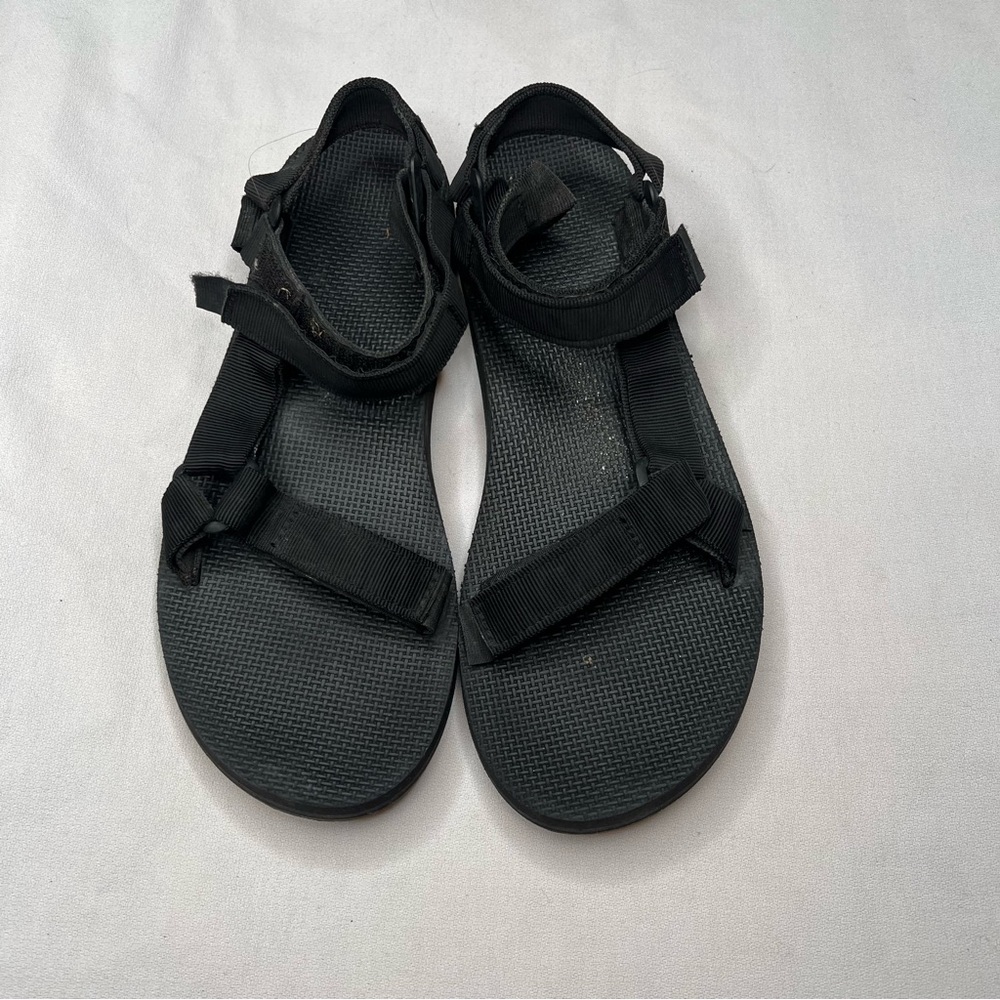 Teva Original Universal Balance Black Strappy Sandal Women's Size 9 Hiking.